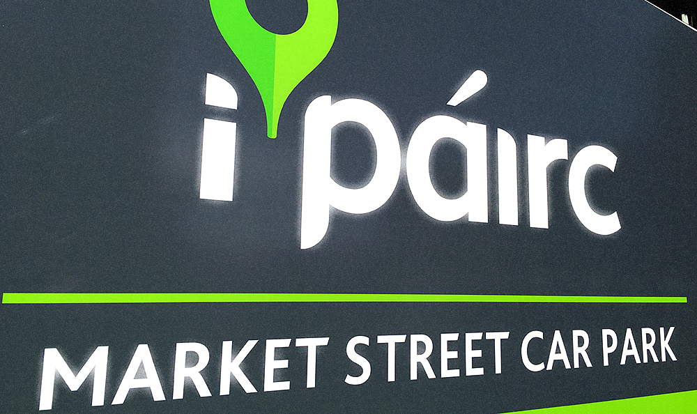 IPairc Market Street Car Park Sign